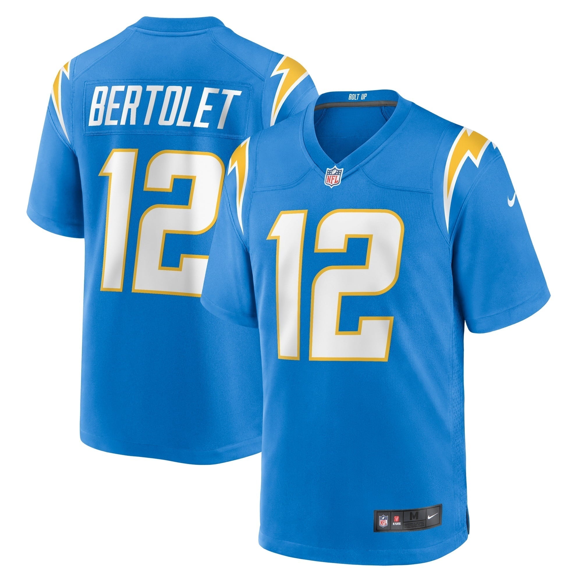 Men s Nike Taylor Bertolet Powder Blue Los Angeles Chargers Home Game Player Jersey