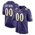Baltimore Ravens Nike Youth Custom Game Jersey   Purple