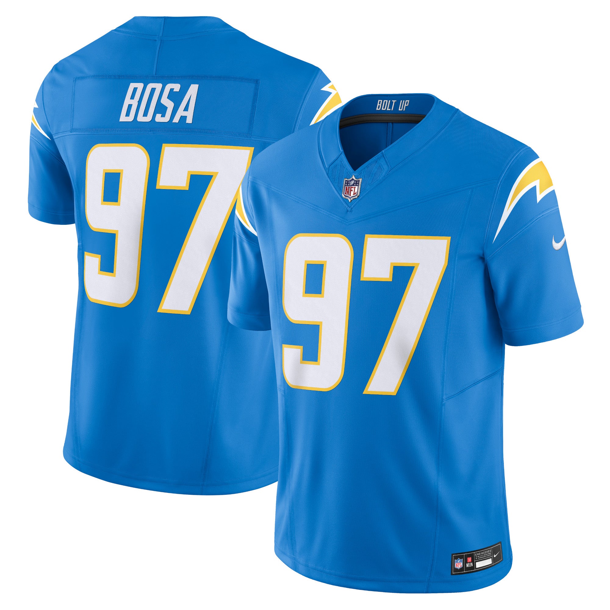 Joey Bosa Los Angeles Chargers Nike Vapor F.U.S.E. Limited Jersey   Powder Blue