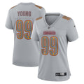 Chase Young Washington Commanders Nike Women s Atmosphere Fashion Game Jersey   Gray
