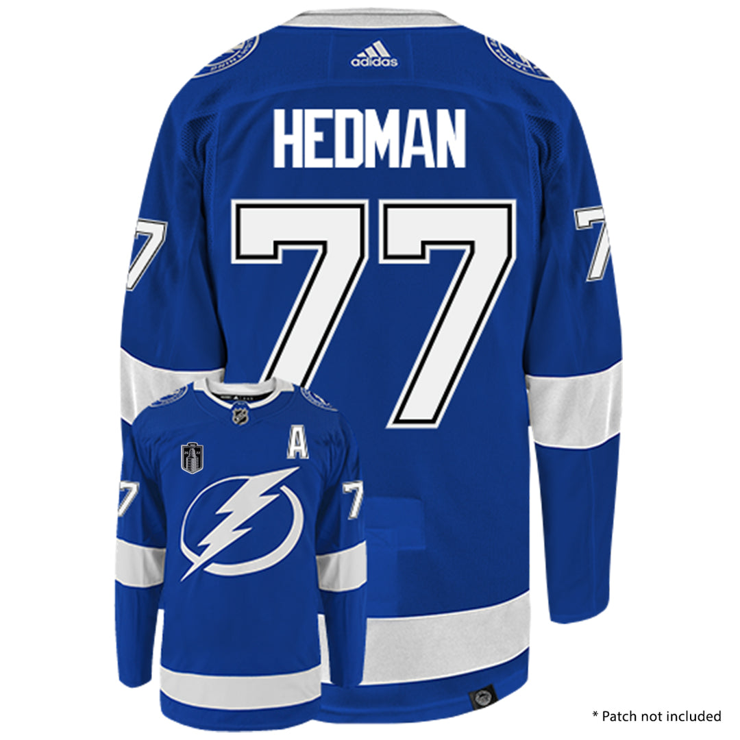 Victor Hedman Tampa Bay Lightning Adidas Primegreen Authentic NHL Hockey Jersey