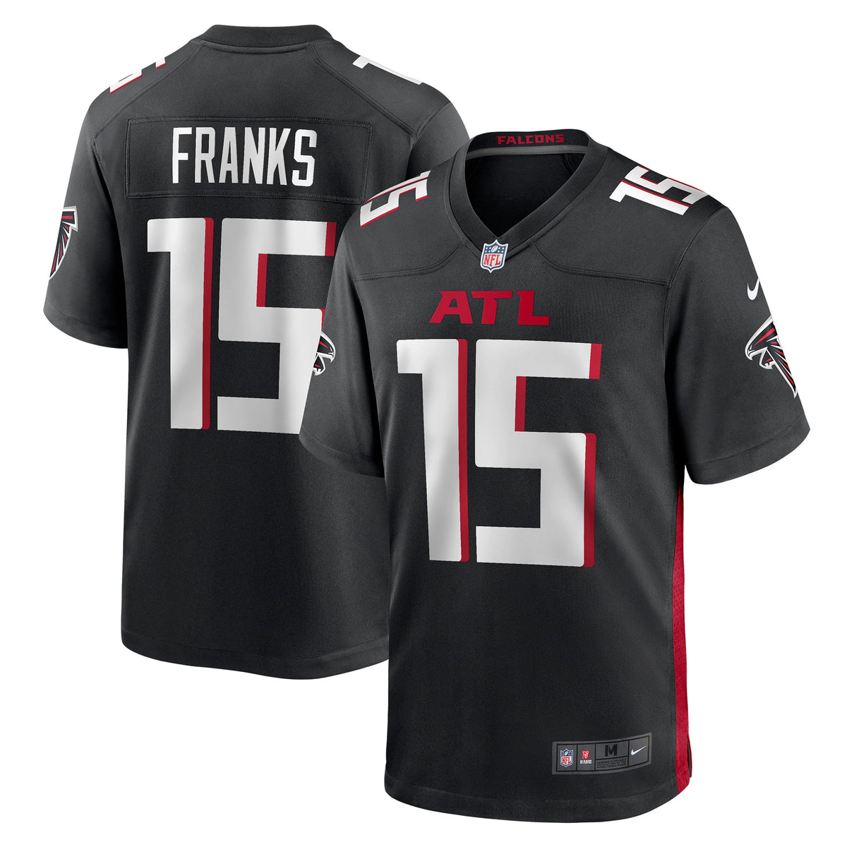 Feleipe Franks Atlanta Falcons Nike Game Jersey   Black