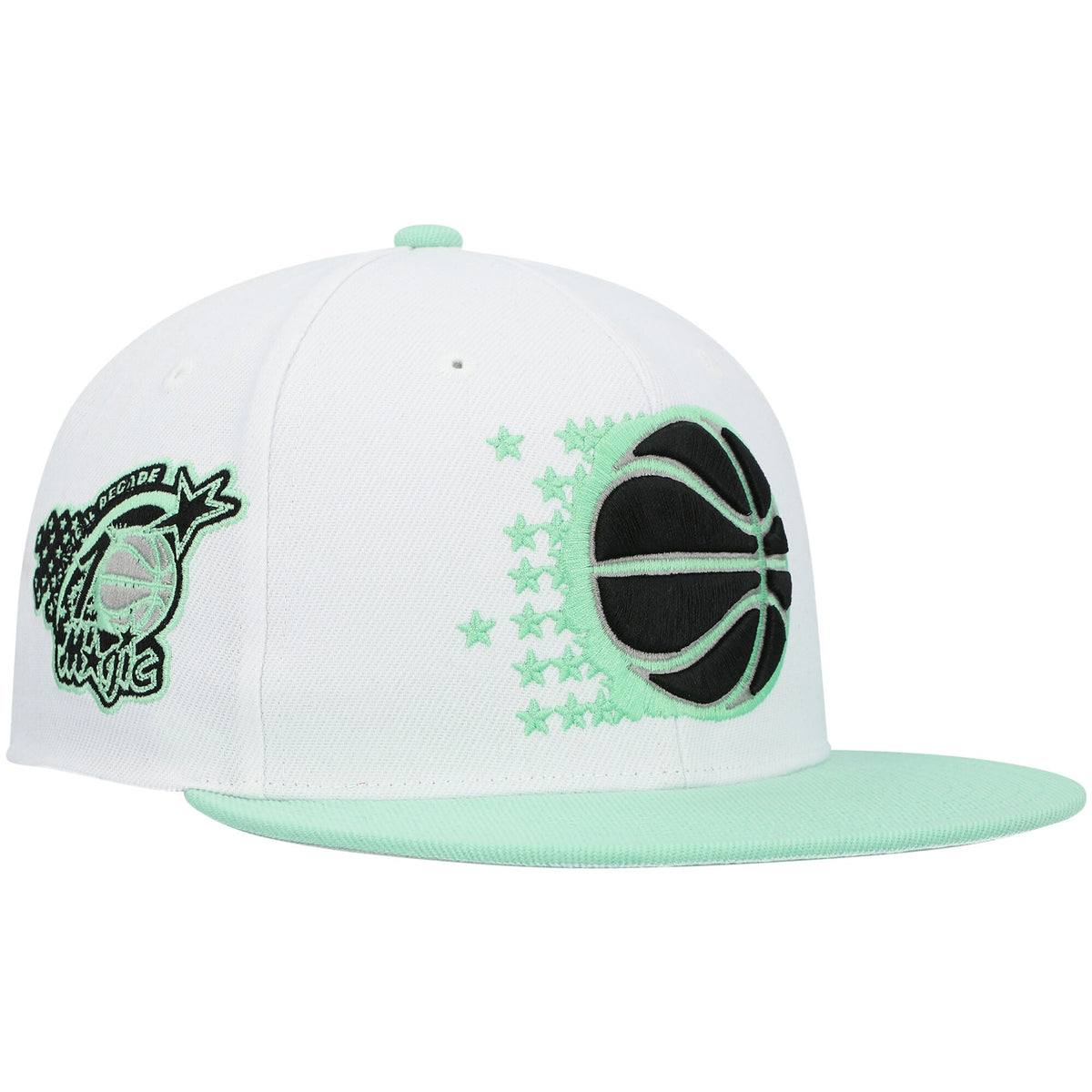 Orlando Magic Mitchell & Ness Hardwood Classics Pure Platinum Snapback Hat - White