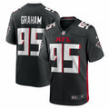 Men s Nike Ta Quon Graham Black Atlanta Falcons Game Jersey
