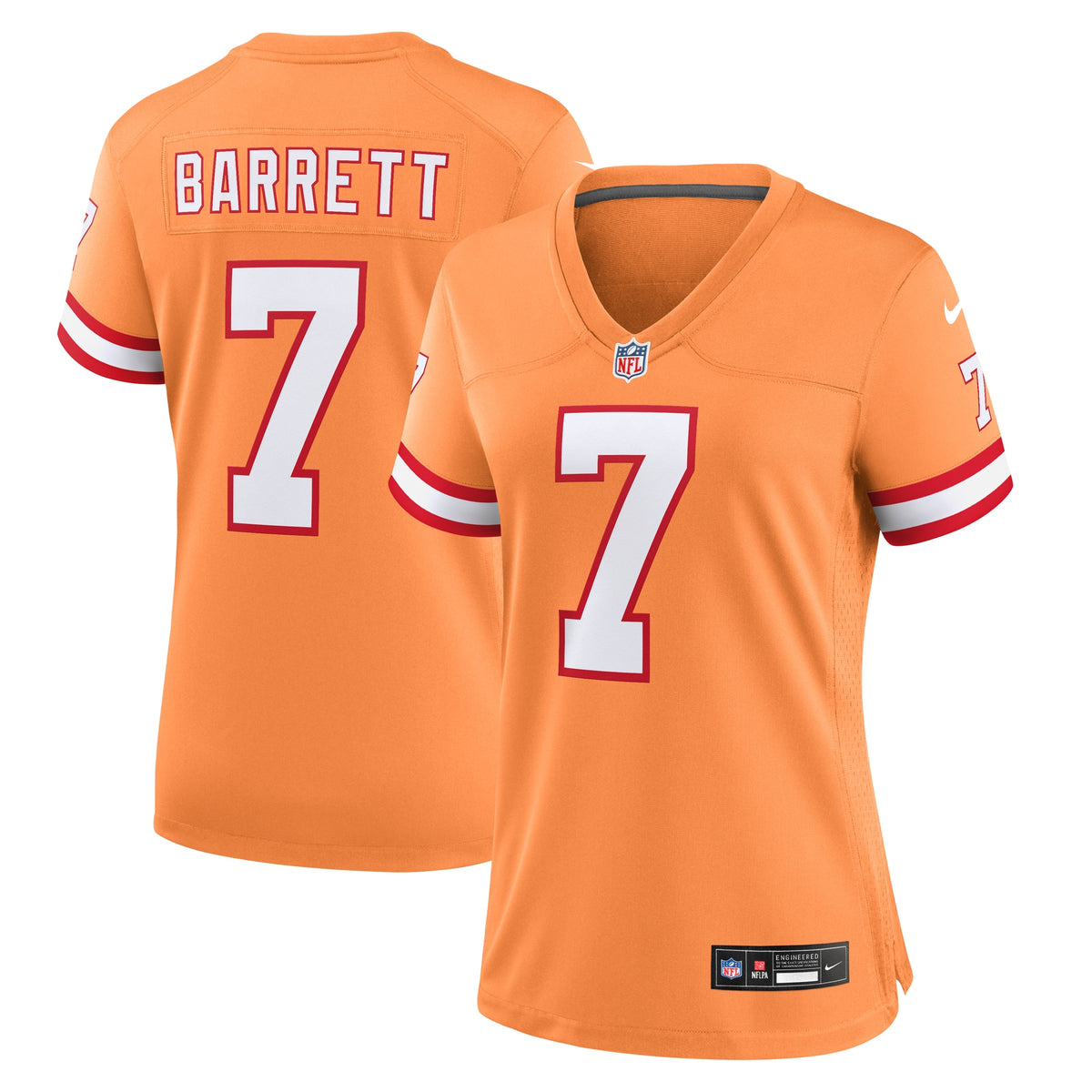 Shaquil Barrett Tampa Bay Buccaneers Nike Women s Throwback Game Jersey   Orange