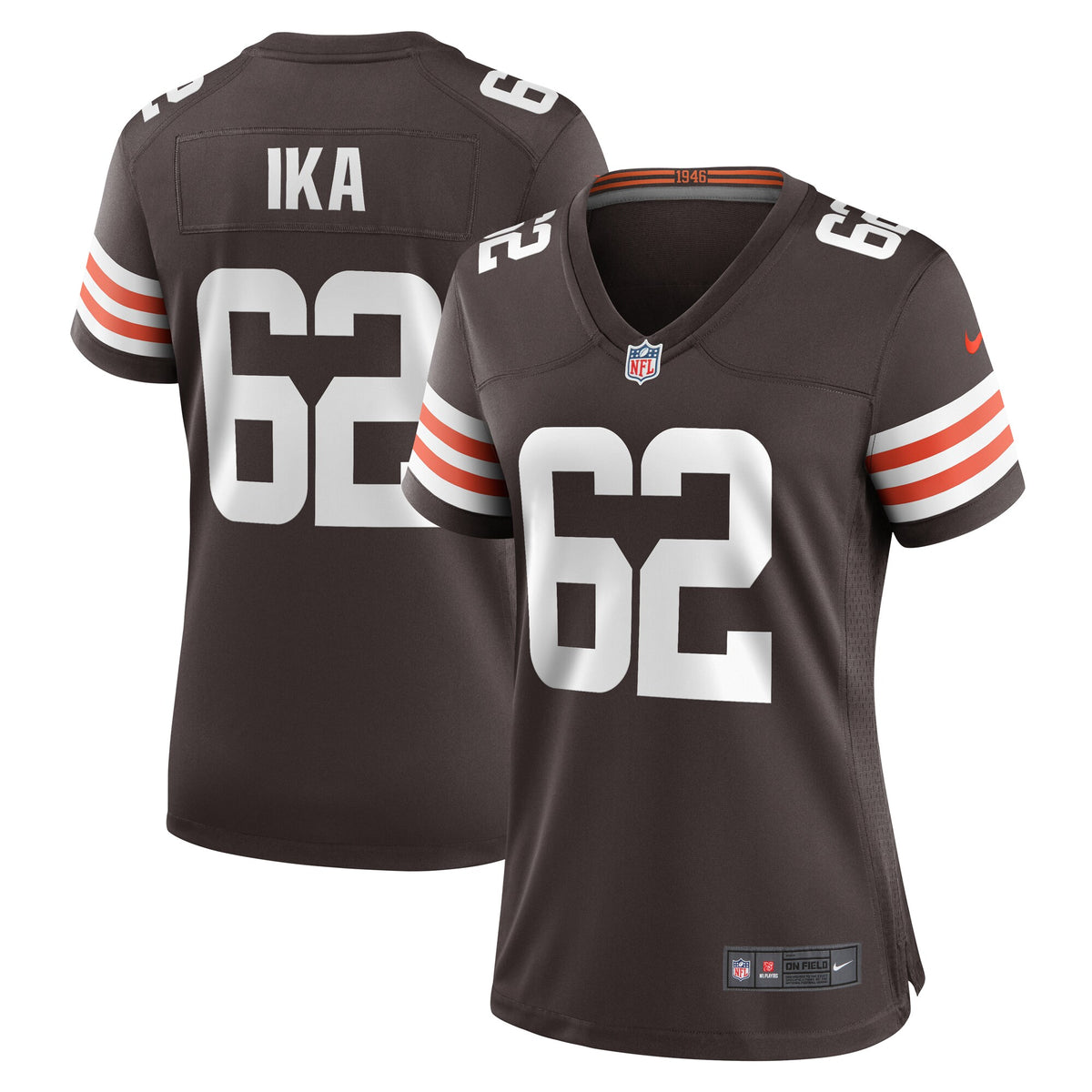 Siaki Ika Cleveland Browns Nike Women s Team Game Jersey    Brown
