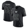 Chase Young Washington Commanders Nike RFLCTV Limited Jersey   Black