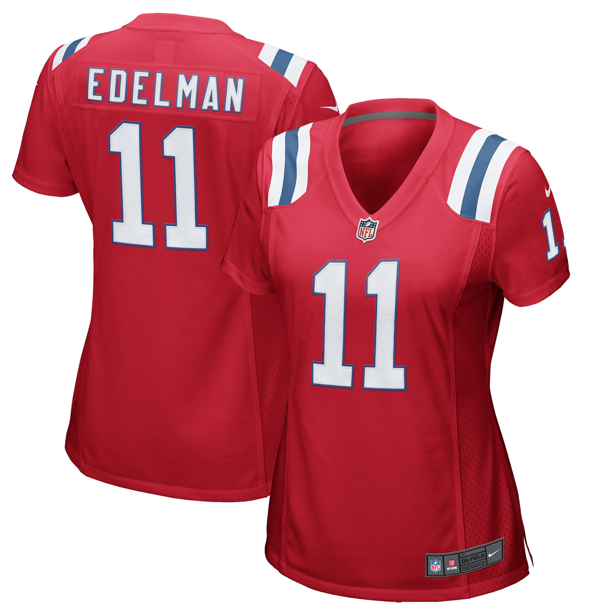 Julian Edelman New England Patriots Nike Women s Alternate Game Jersey   Red