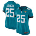 D Ernest Johnson Jacksonville Jaguars Nike Women s Team Game Jersey    Teal