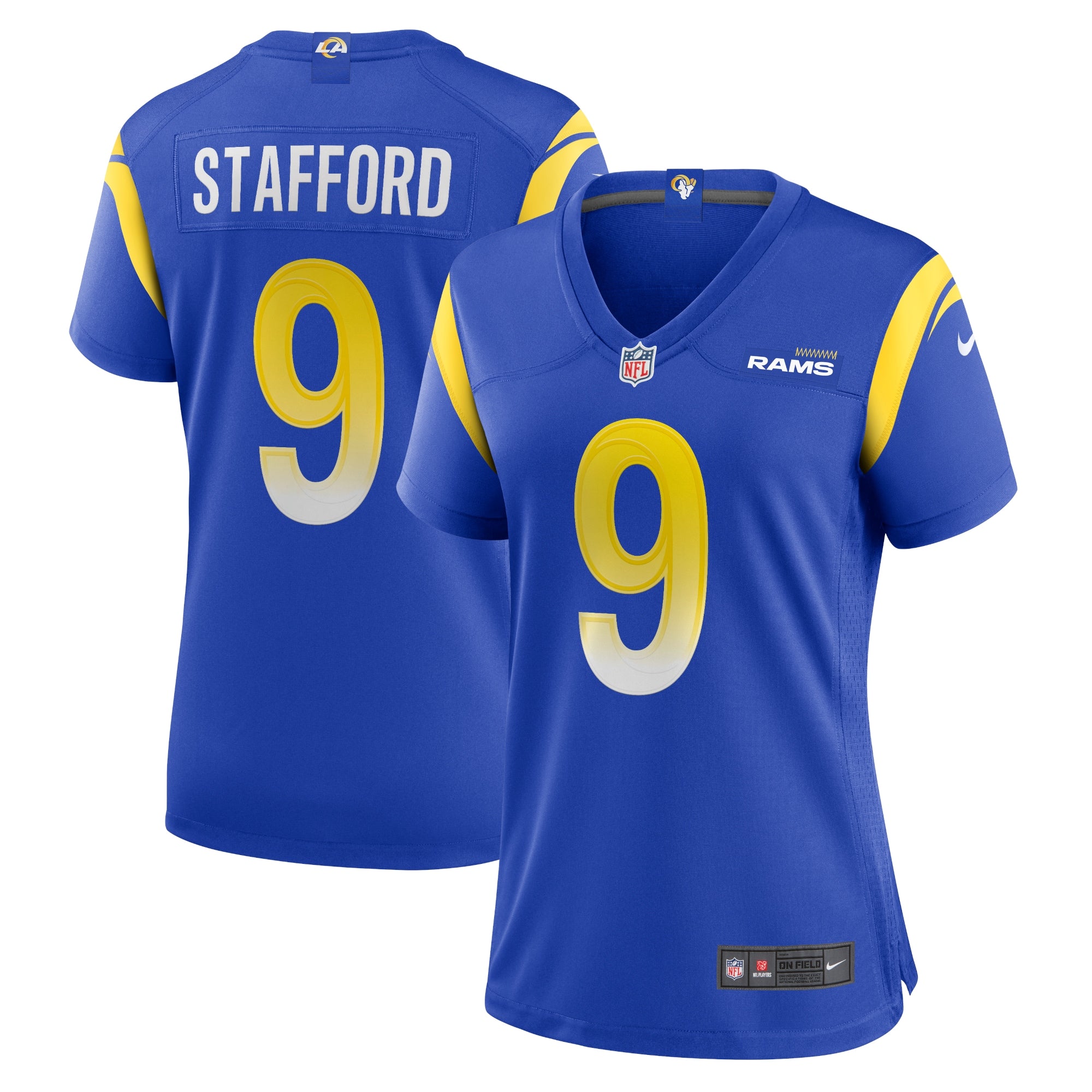 Matthew Stafford Los Angeles Rams Nike Women s Game Jersey   Royal
