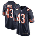 Men s Nike DeMarquis Gates Navy Chicago Bears Game Player Jersey