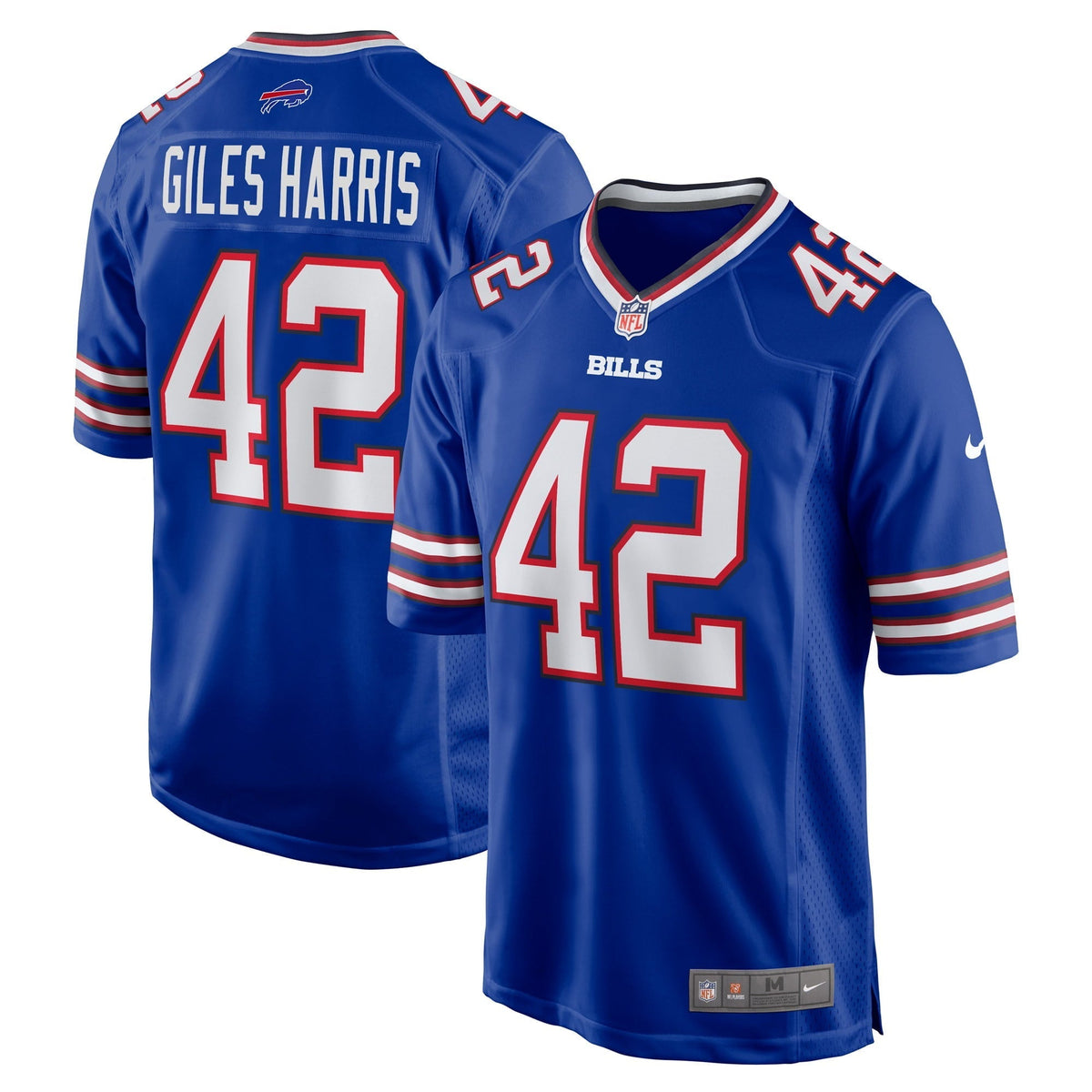 Men s Nike Joe Giles-Harris Royal Buffalo Bills Game Jersey
