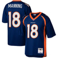 Peyton Manning Denver Broncos Mitchell   Ness Legacy Replica Jersey   Navy