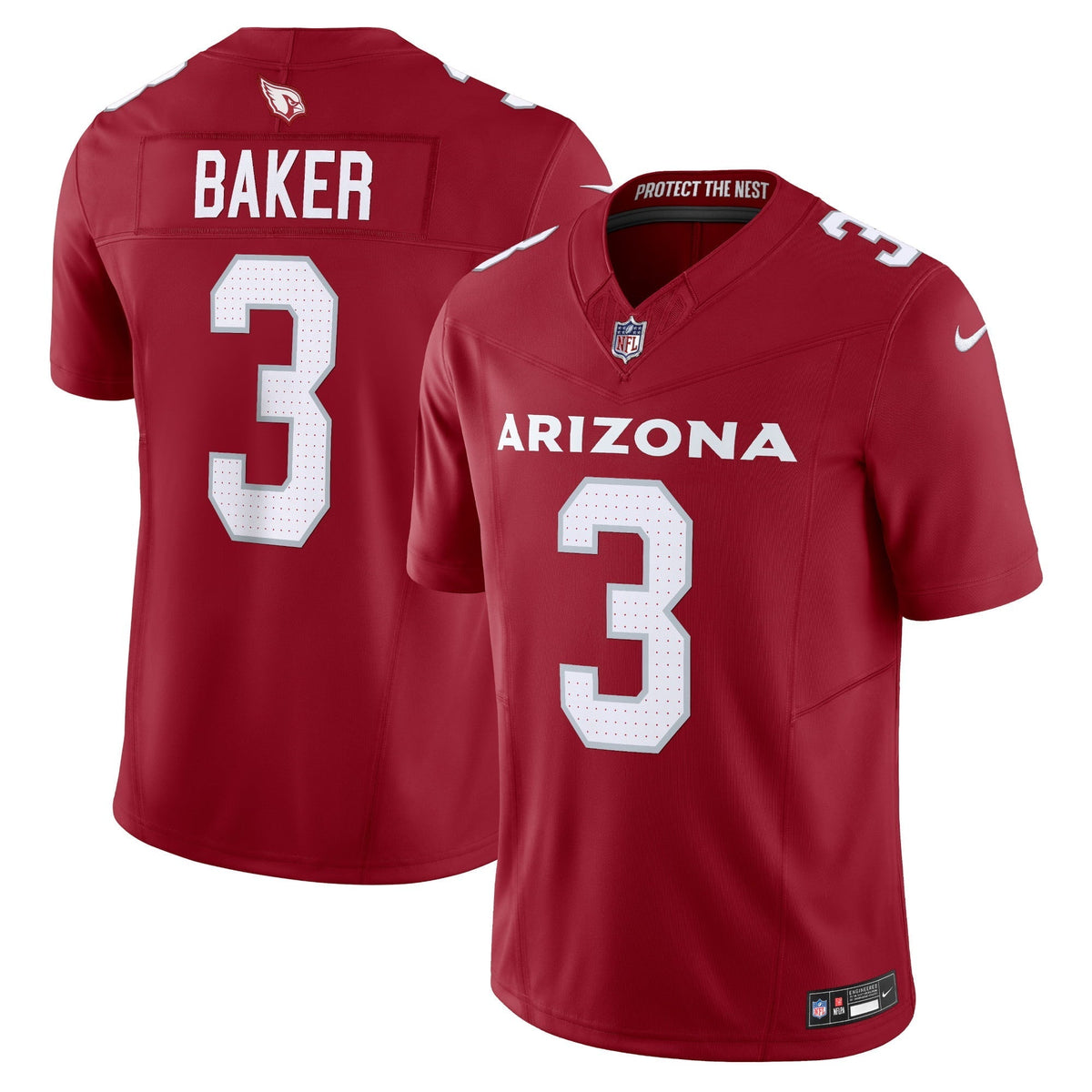 Men s Nike Budda Baker Cardinal Arizona Cardinals Vapor F.U.S.E. Limited Jersey