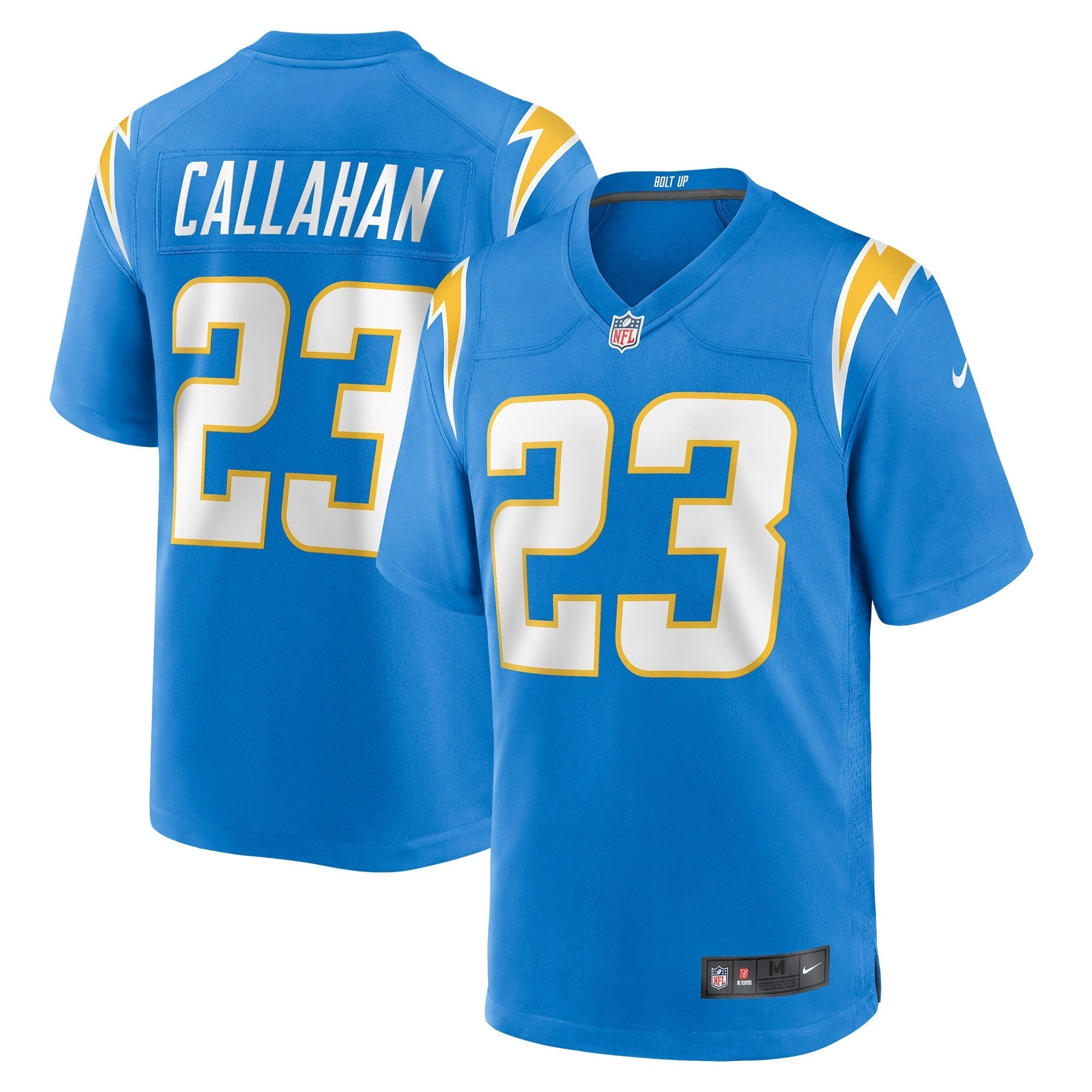 Men s Nike Bryce Callahan Powder Blue Los Angeles Chargers Game Jersey