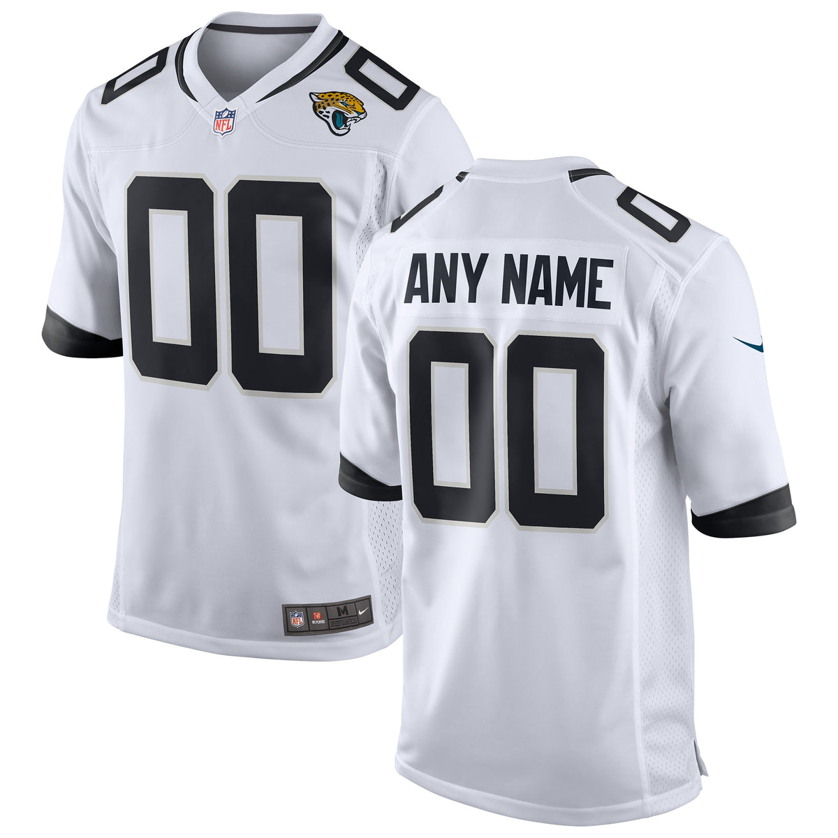 Jacksonville Jaguars Nike Custom Game Jersey   White