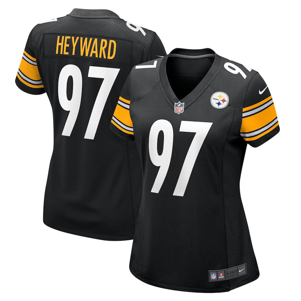 Women s Pittsburgh Steelers Cam Heyward Game Jersey   Black