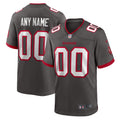 Tampa Bay Buccaneers Nike Alternate Custom Game Jersey   Pewter