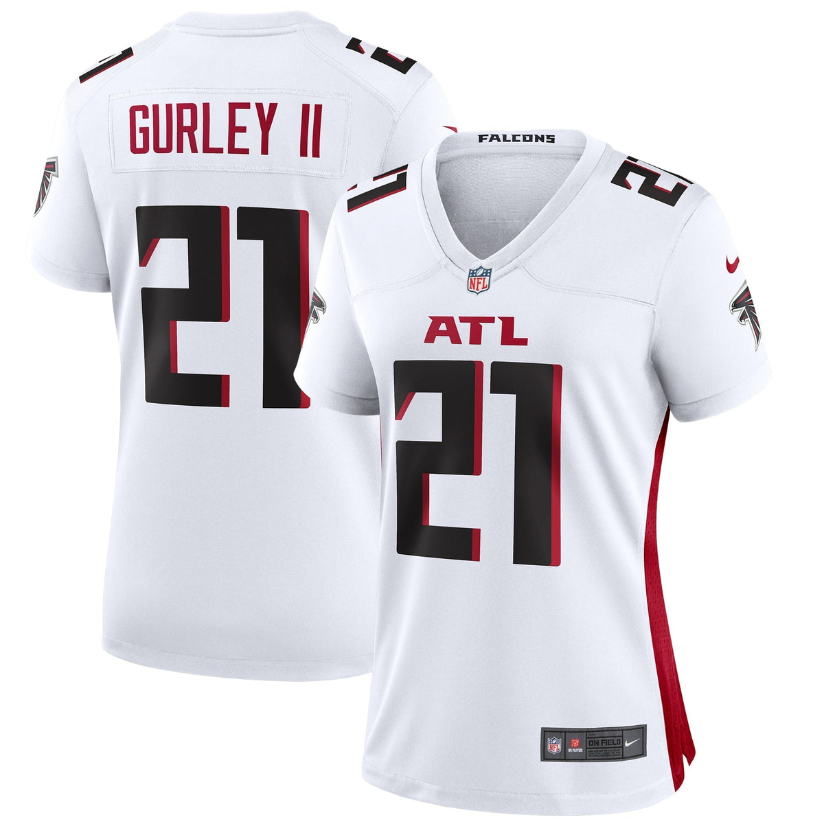 Women s Nike Todd Gurley II White Atlanta Falcons Game Jersey