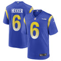 Johnny Hekker Los Angeles Rams Nike Game Player Jersey   Royal