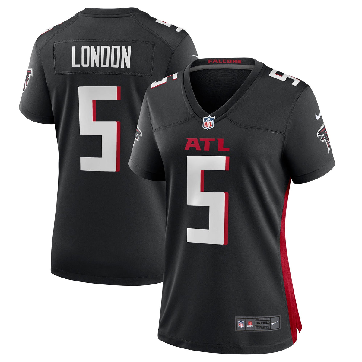 Women s Nike Drake London Black Atlanta Falcons Player Game Jersey
