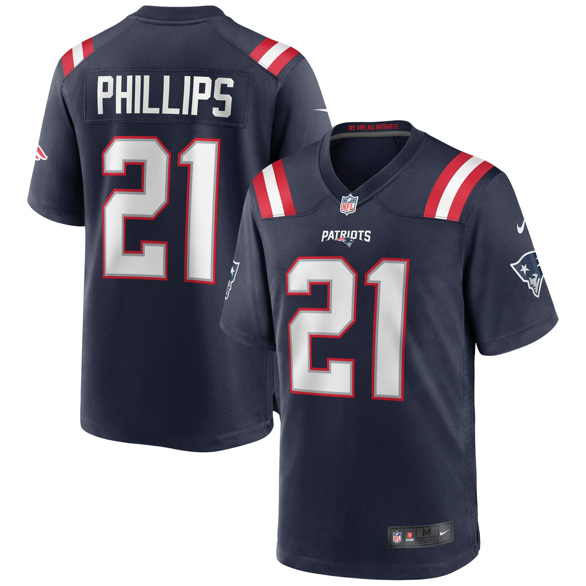 Adrian Phillips New England Patriots Nike Game Jersey   Navy