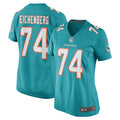 Women s Nike Liam Eichenberg Aqua Miami Dolphins Game Jersey