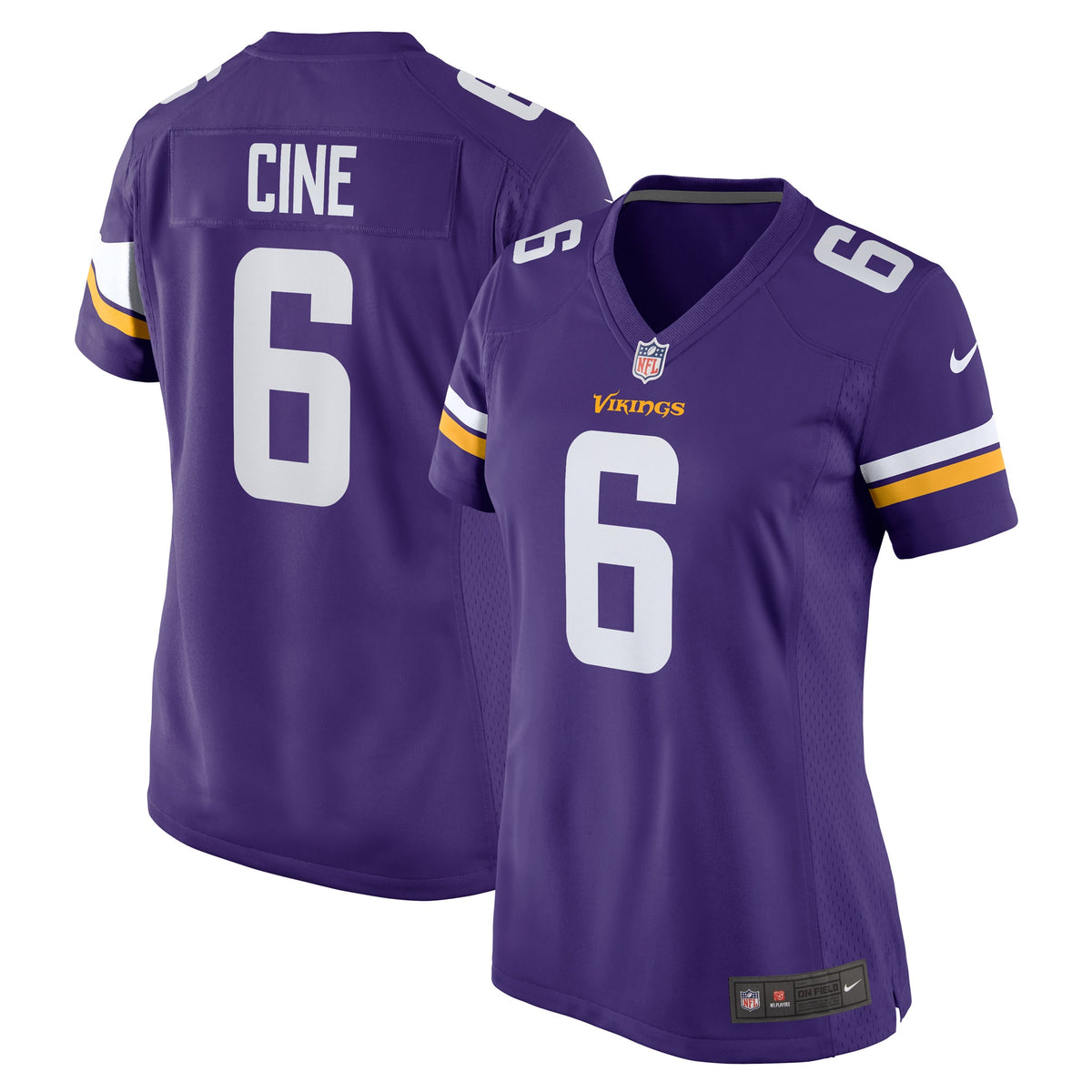 Lewis Cine Minnesota Vikings Nike Women s Game Player Jersey   Purple