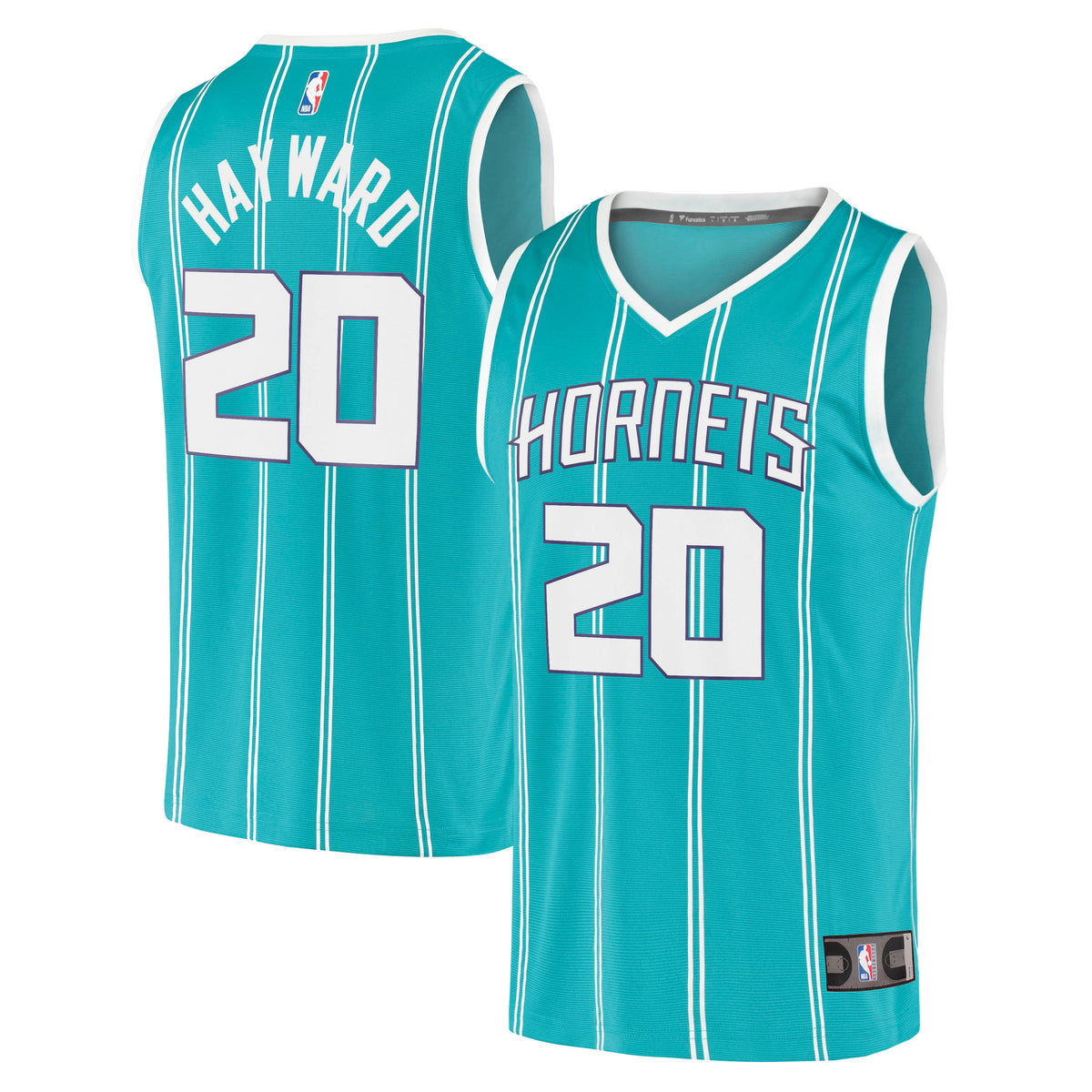 Gordon Hayward Charlotte Hornets Fanatics Branded 2020/21 Fast Break Replica Jersey - Icon Edition - Teal