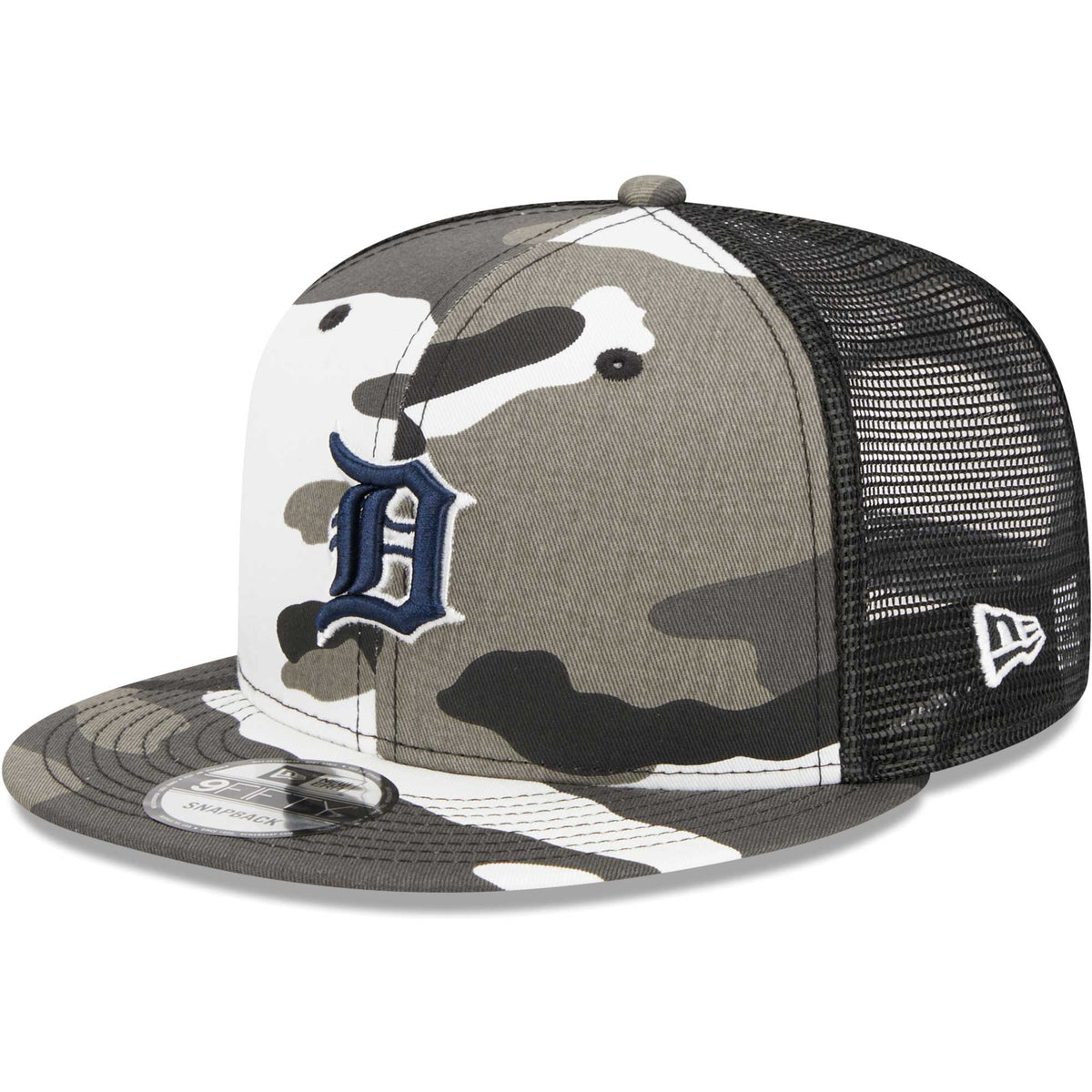 Detroit Tigers New Era Urban Camo Trucker 9FIFTY Snapback Hat - Camo