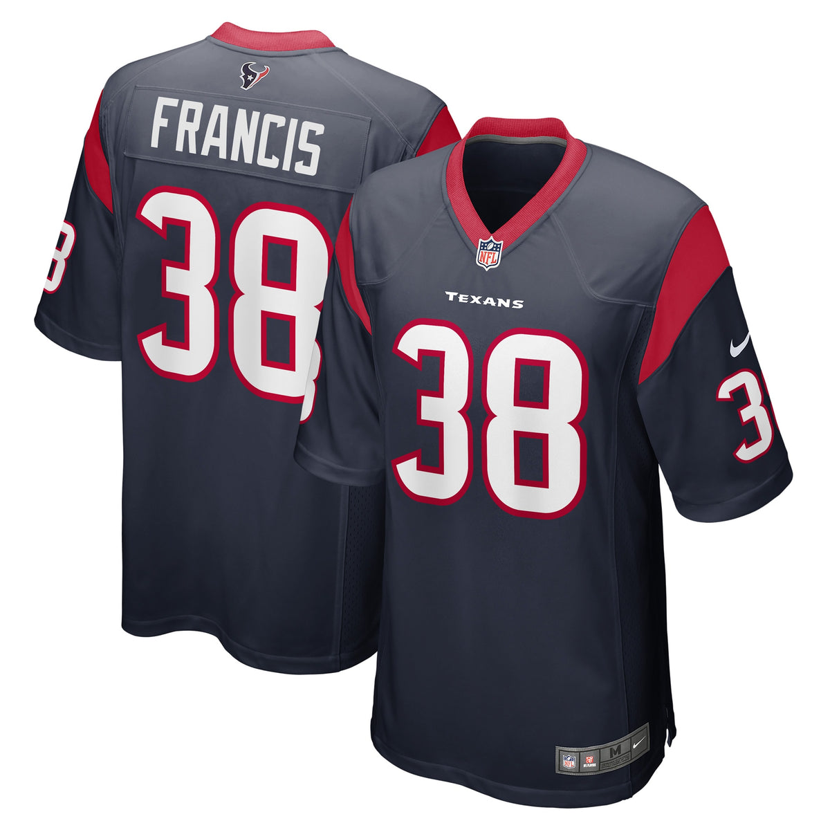 Jacobi Francis Houston Texans Nike Game Player Jersey   Navy