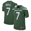 Men s Nike Tim Boyle Gotham Green New York Jets Game Jersey