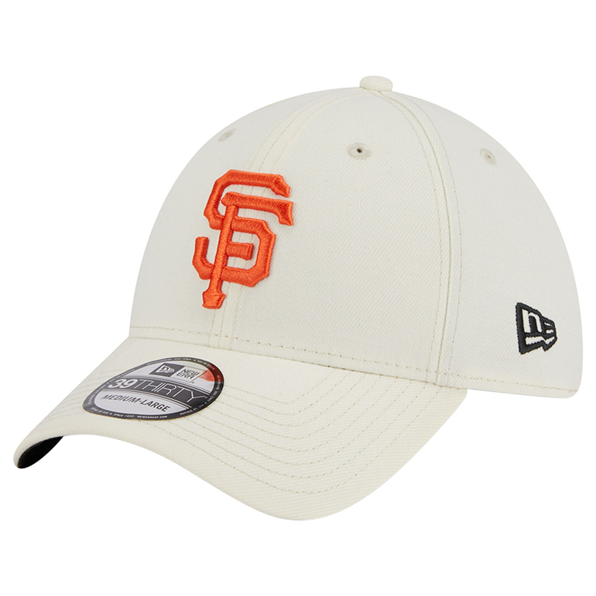 San Francisco Giants New Era Chrome Team Classic 39THIRTY Flex Hat - Cream