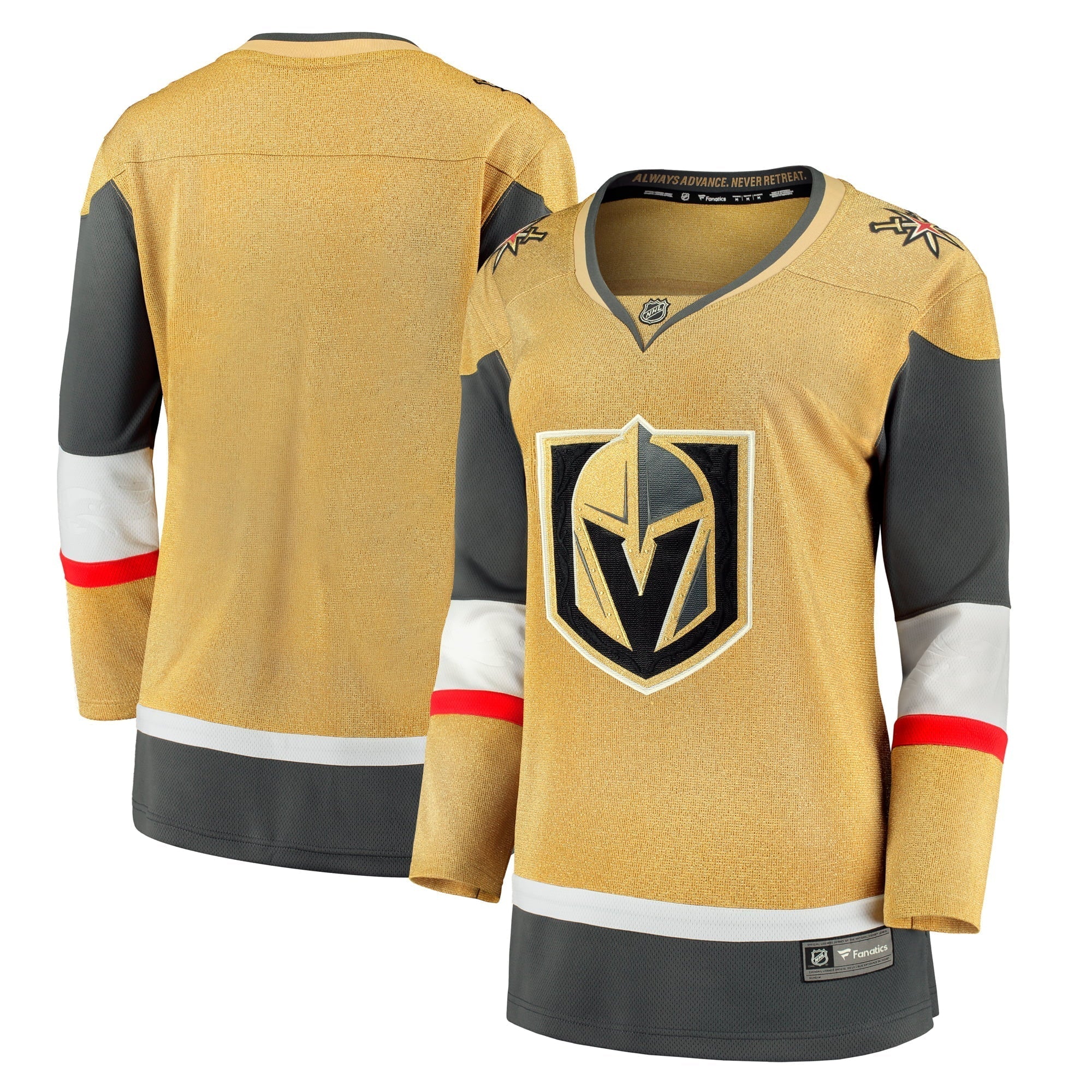 Women's Fanatics Branded Gold Vegas Golden Knights Home Breakaway Jersey