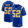 Men s Nike Khalil Mack Royal Los Angeles Chargers Alternate Game Jersey