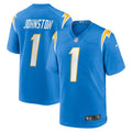 Men s Nike Quentin Johnston Powder Blue Los Angeles Chargers 2023 NFL Draft First Round Pick Game Player Jersey