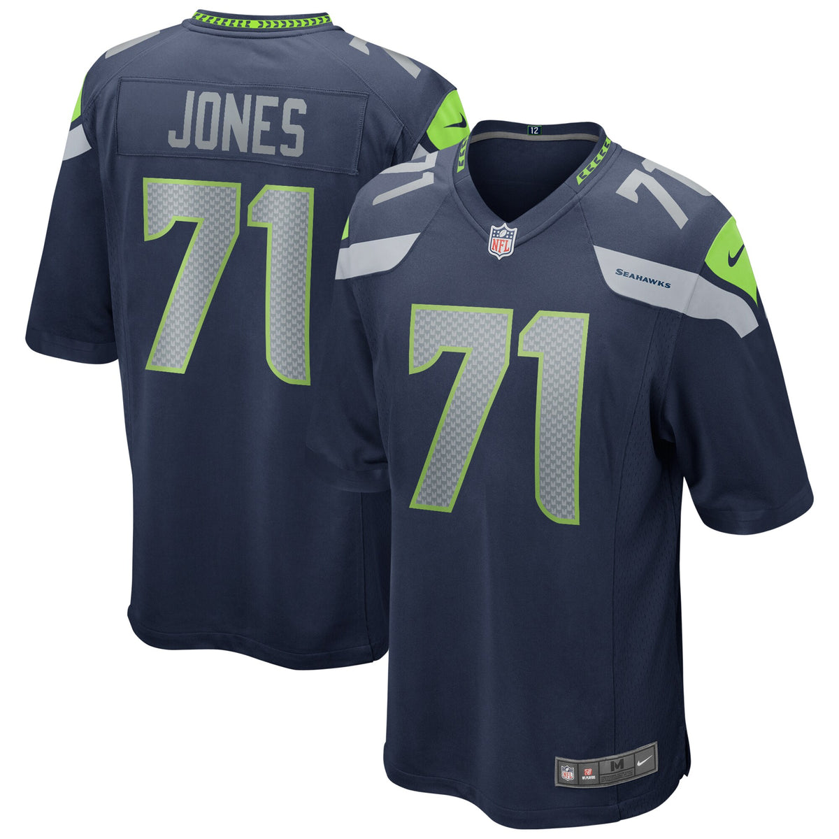 Walter Jones Seattle Seahawks Nike Game Retired Player Jersey College Navy