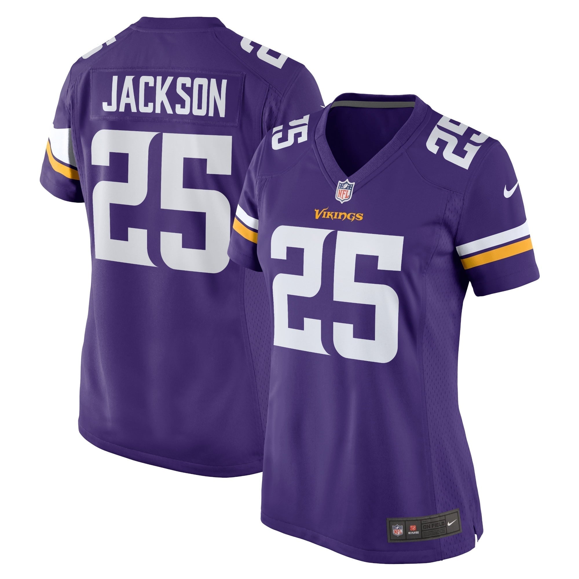 Women s Nike Theo Jackson Purple Minnesota Vikings Home Game Player Jersey