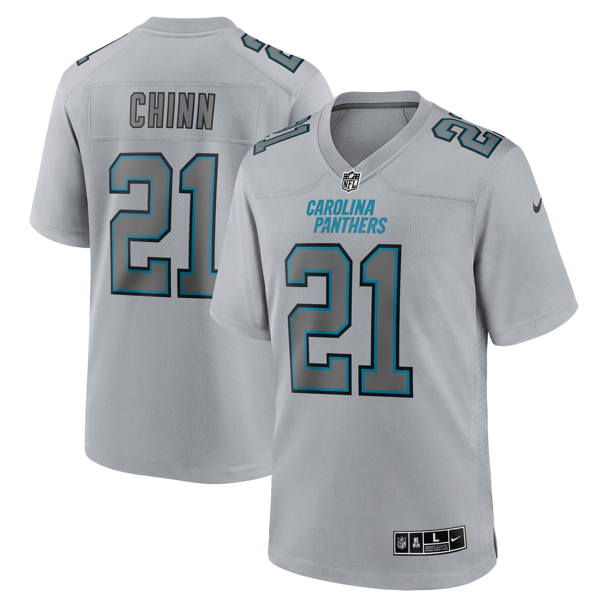 Jeremy Chinn Carolina Panthers Nike Atmosphere Fashion Game Jersey   Gray