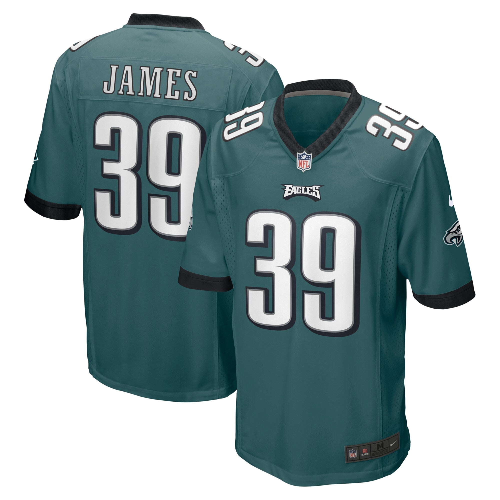 Craig James Philadelphia Eagles Nike Game Jersey   Midnight Green