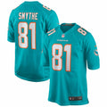 Men s Nike Durham Smythe Aqua Miami Dolphins Game Jersey