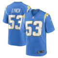 Men s Nike Blake Lynch Powder Blue Los Angeles Chargers  Game Jersey