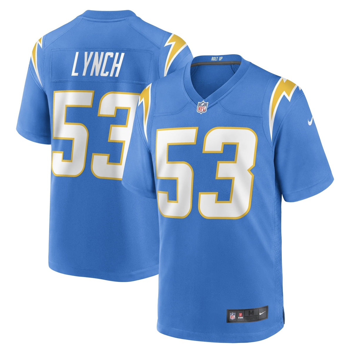 Men s Nike Blake Lynch Powder Blue Los Angeles Chargers  Game Jersey