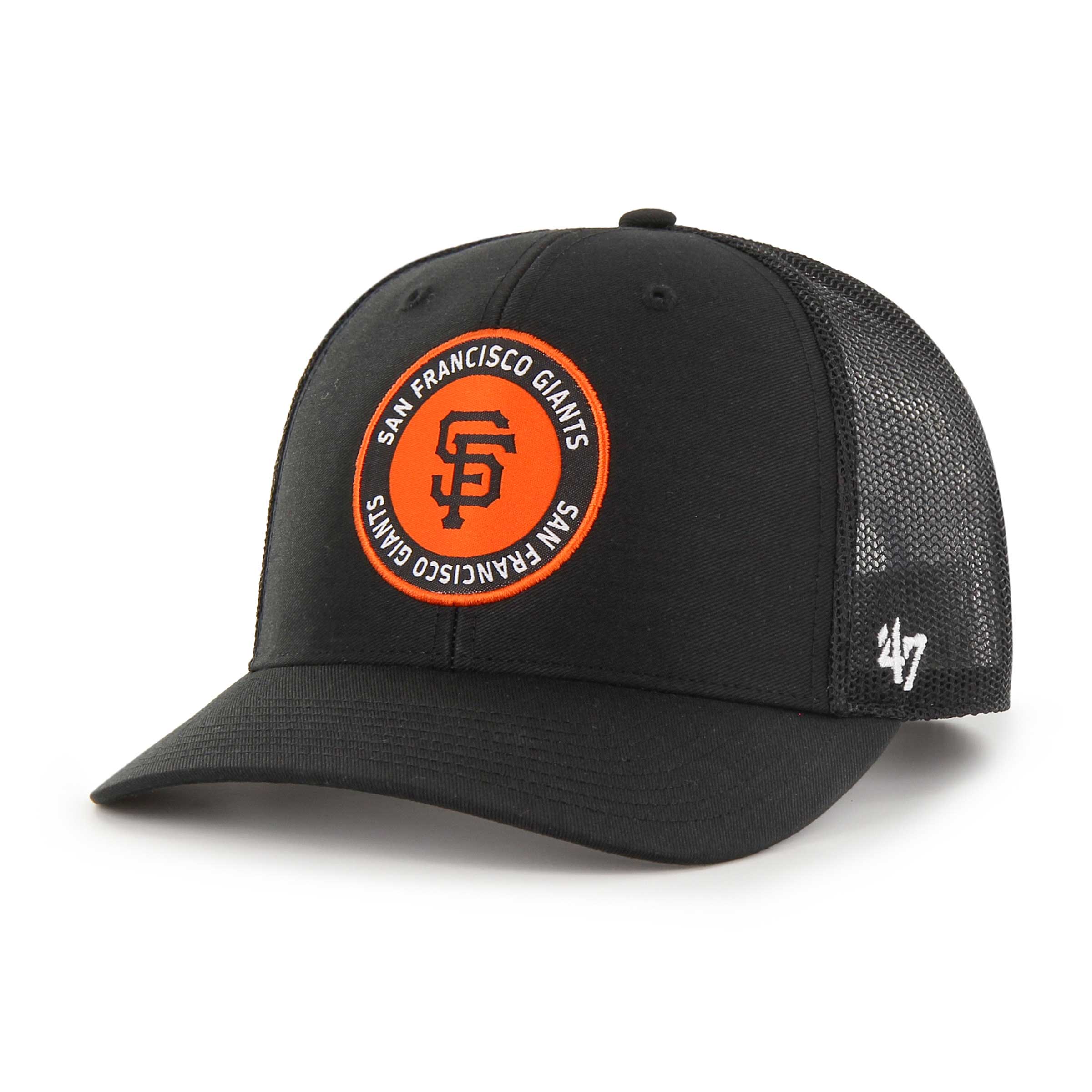 San Francisco Giants '47 Unveil Trucker Adjustable Hat - Black