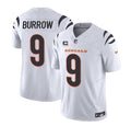 Men s Cincinnati Bengals Joe Burrow White 2023 F.U.S.E. With 4-Star C Patch Vapor Untouchable Limited Stitched Jersey