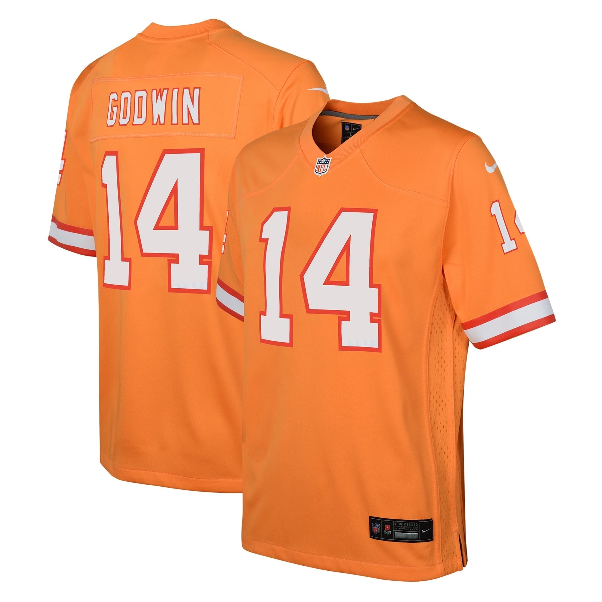 Youth Nike Chris Godwin Orange Tampa Bay Buccaneers Game Jersey