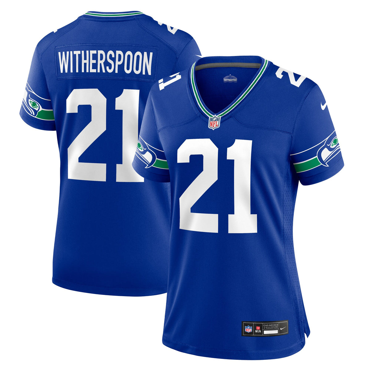 Devon Witherspoon Seattle Seahawks Nike Women s Throwback Player Game Jersey Royal