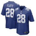 Men s Nike Cor Dale Flott Royal New York Giants Game Player Jersey
