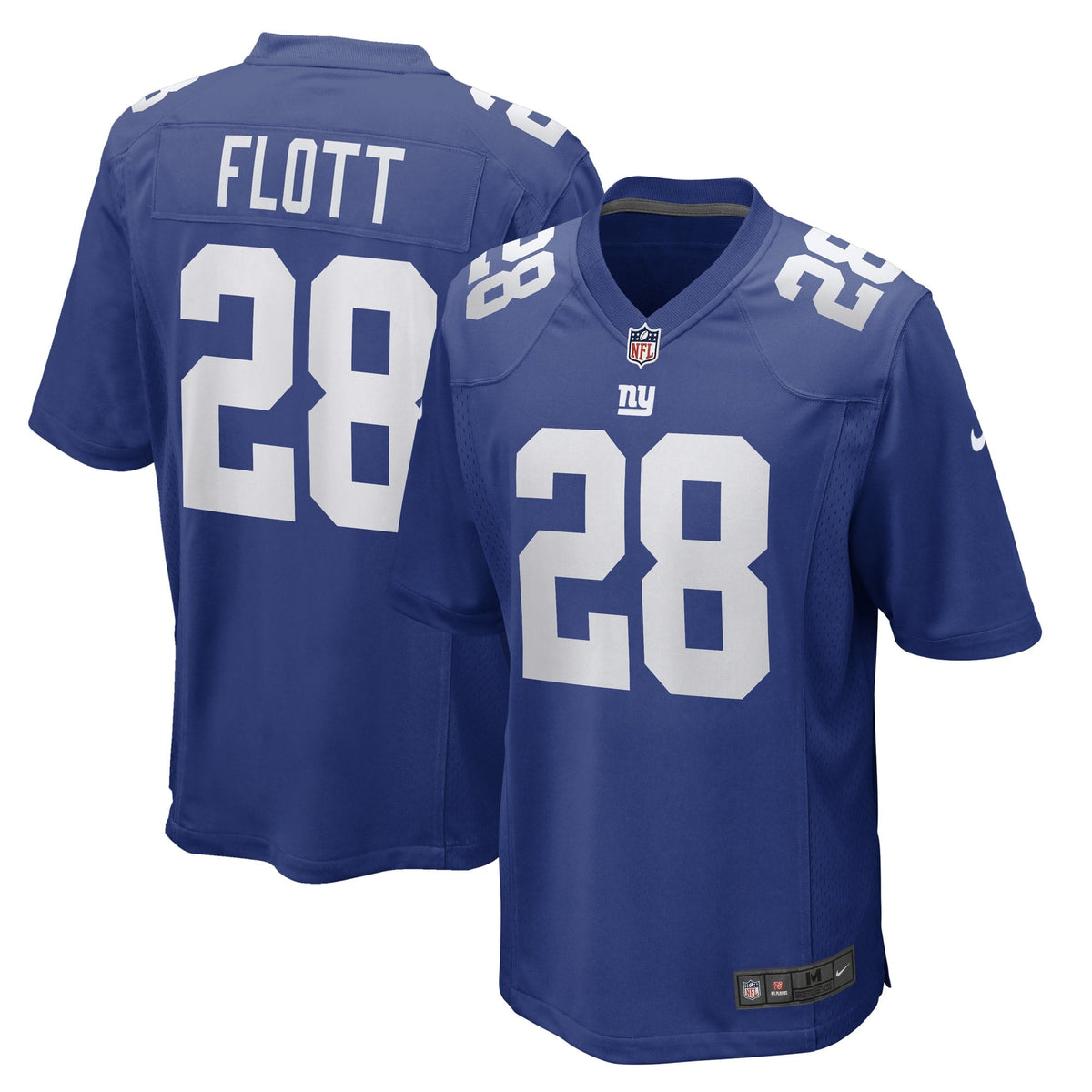 Men s Nike Cor Dale Flott Royal New York Giants Game Player Jersey