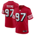 Bryant Young San Francisco 49ers Nike Retired Alternate Game Jersey   Scarlet